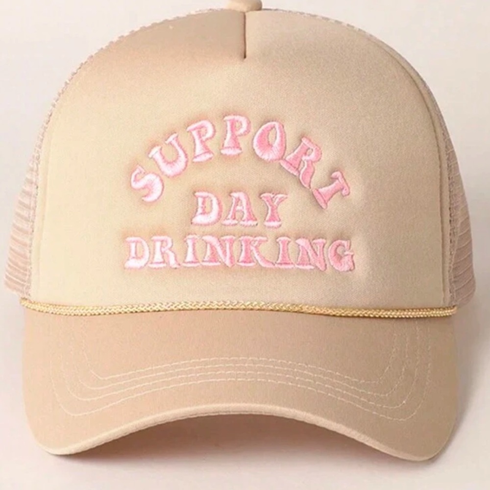The Coconut Collective Support Day Drinkin Trucker Hat NWT!